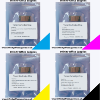 Infinity Office Supplies IOS - TN318 CMYK toner chip for the Konica Minolta printer