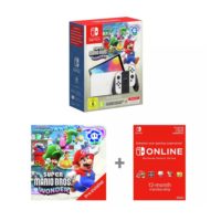 Nintendo Switch OLED Super Mario Bros. Wonder Bundle - White